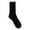 Black, variant on Men's Thick Cotton Athletic Crew Socks, Solid Color Terry Cushioned Performance Socks for Gym and Daily Casual Wear, Royal Blue, One Size