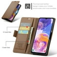 thumbnail image 6 of Case for Samsung Galaxy A13 4G Wallet Case, Retro PU Leather Flip Case with Magnetic Closure, [RFID Blocking] Card Holder and Kickstand for Men Women, TPU Shockproof Full Protective Case, Brown, 6 of 11
