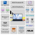 thumbnail image 2 of ASUS Vivobook 15 15.6” FHD Touch Screen Laptop with Intel Core 5 120U, 16GB RAM, 512GB SSD, Quiet Blue, 2 of 11