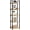 5 Tier(narrow) Natural, variant on Narrow Bookshelf, 5 Tier Bookshelves, Home Office Bookcase Shelf Storage Organizer, Free Standing Storage Shelving Unit for Bedroom, Living Room and Home Office, Dark Walnut