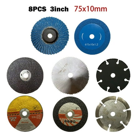 

RANMEI 8pcs 75mm Cutting Disc For Angle Grinder Metal Circular Saw Blade Grinding Wheel