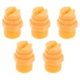 thumbnail image 1 of 5PCS Plastic Fan Shape Spray Nozzle Connection Yellow PP Sprayer Nozzle for Home Use Size 1 Yellow, 1 of 9