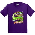 thumbnail image 3 of Inktastic My Dragon Ate My Homework Youth T-Shirt, 3 of 5
