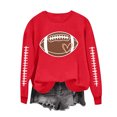thumbnail image 5 of Oversized Sweatshirts for Women Lightweight Casual Pullover Crew Neck Tops Fashion Cute Print Long Sleeve Sweatshirt, 5 of 6
