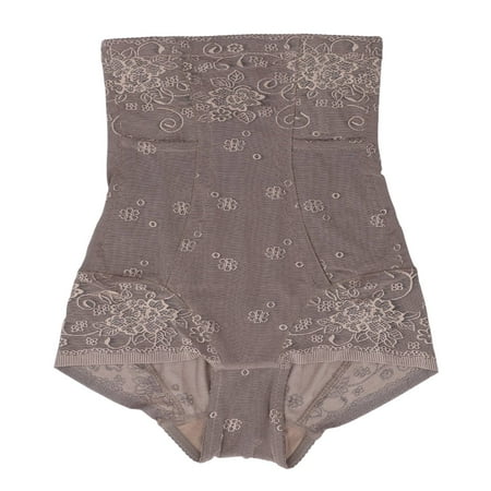 

Postpartum Belly Wrap Shorts Underwear Belly Shorts Pocket High Waisted For Home Brown