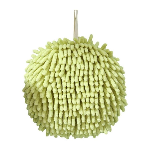 Toalla de mano colgante para cocina con motivo de frutas, de felpa coral, superabsorbente y adorable paño de secado.