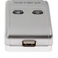 thumbnail image 4 of USB 2.0 Switch Selector, USB Peripheral PC Sharing Splitter Box, Fast 2 Button Swapping Between 2 Computers, Ideal For ,, 4 of 10