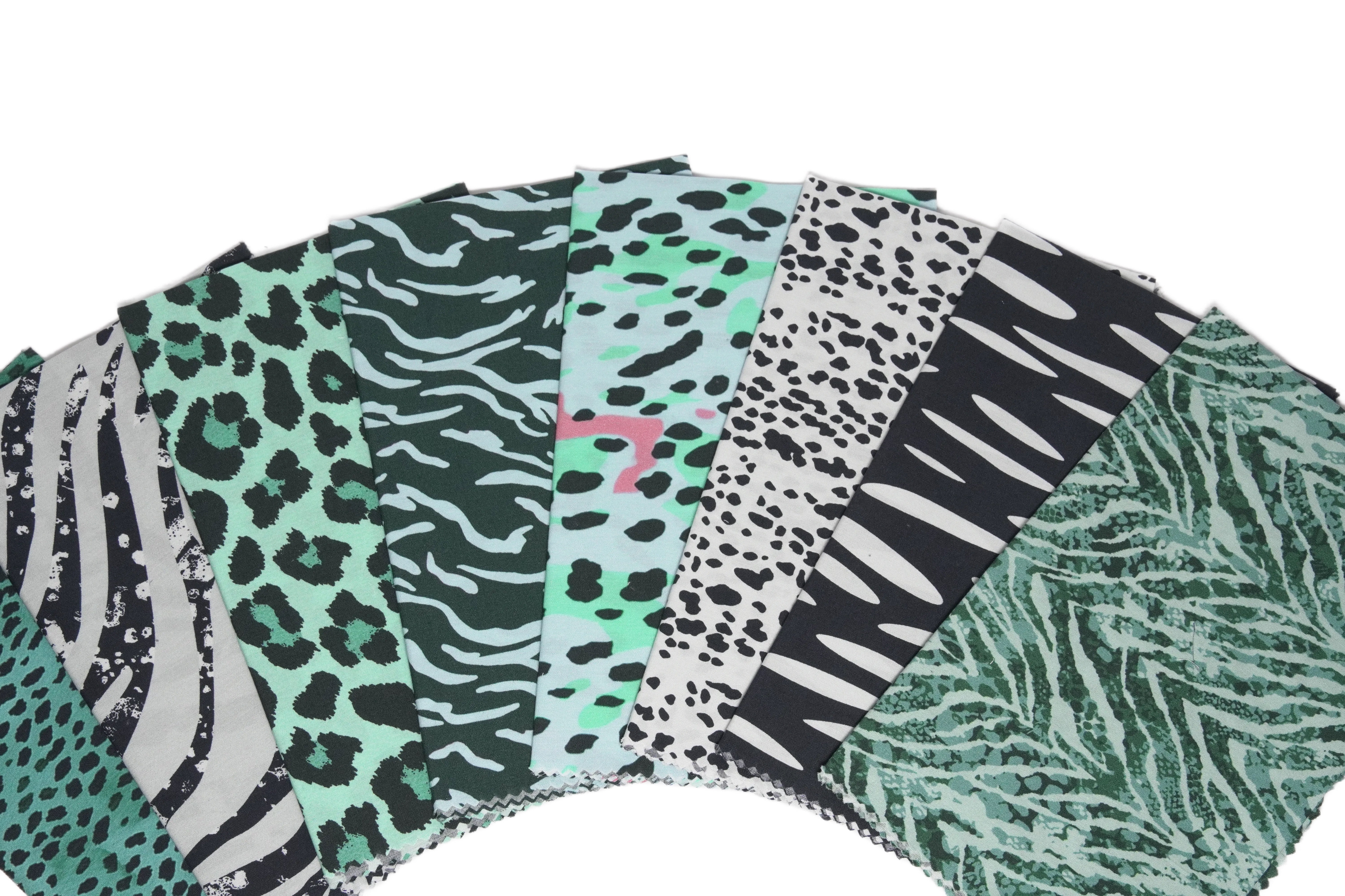 Soimoi 8 Pc Fat Quarter Bundle- Animal Skin Print 18"x 22" DIY Patchwork- 100% Cotton Pre-Cut Quilting Fabric
