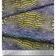 thumbnail image 2 of Soimoi Polyester Crepe Fabric Snake Animal Skin Print Fabric by Yard 52 Inch Wide, 2 of 3