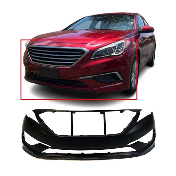DCP Primered Front Bumper Cover for 2015 2016 2017 Hyundai Sonata 2.4L HY1000205