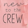 thumbnail image 7 of TOWED22 Infant Girl Fall Winter Clothing 3 Pcs Sets Long Sleeve Crew Neck Bodysuit Romper Floral Flare Pants Headband Outfits Set(Pink, Newborn), 7 of 7