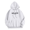 thumbnail image 4 of WILLBEST Sudadera Deportiva para Hombre con Capucha y Estampado De Letras para Uso Informal y Atuendos Elegantes Chica, 4 of 5