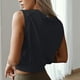 thumbnail image 3 of Camisetas sin mangas deportivas para mujer Camiseta corta de entrenamiento con cuello halter Camiseta de yoga y fitness, 3 of 5