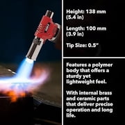 Solder-It Pro-Torch PT-220 | Automatic-Ignition Butane Torch Lighter | Up to 220 Minutes Butane Refill Tank | Blow Torch, Soldering Tool, and Grill Lighter | For Brazing, Plumbing, Auto Repair