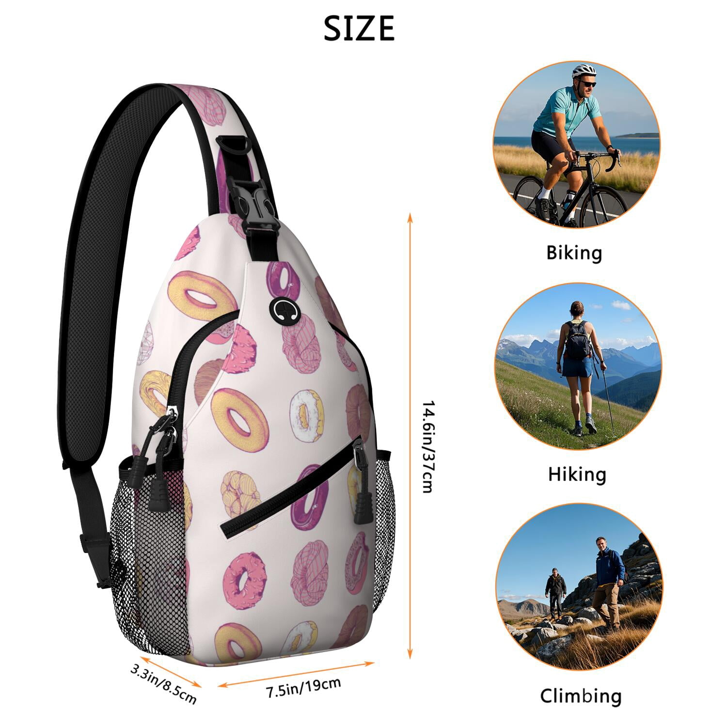 8079 Space Galaxy Constellation Backpack Purse Anti Theft Back Pack Fashion Star Constellation Sling Bag - Durable Shoulder Backpack for  main image 2