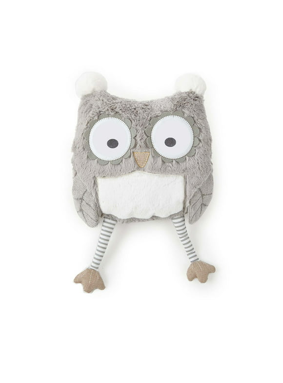 levtex home baby night owl pillow, taupe