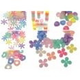 thumbnail image 2 of EOEMY 200Pcs Mixed Pastel Color Acrylic Various Shape Flower Spacer Beads Kids Craft-Snowflake 15mm, 2 of 9
