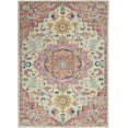 thumbnail image 2 of Nourison Passion Bohemian Ivory/Pink 5'3" x 7'3" Area Rug, (5x7), 2 of 8