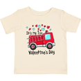 thumbnail image 3 of Inktastic It's My 1st Valentine's Day Fire Truck Boys or Girls Baby T-Shirt, 3 of 5