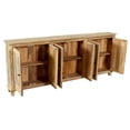 thumbnail image 5 of Jenna 6-Door Sideboard in a Coastal Natural Finish on Solid Wood, 5 of 7