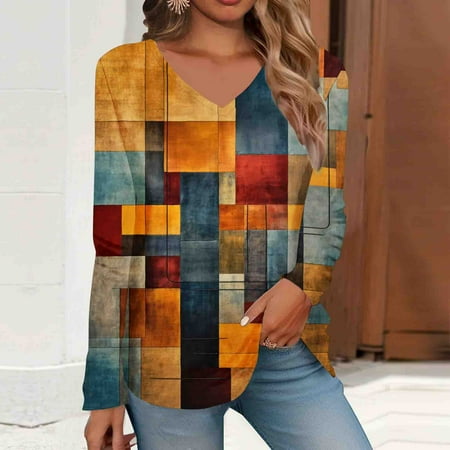 

FuChenYu Sun Shirt Women Printed Loose Fit Rash Guard Swimsuit Women Brown XL