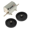 thumbnail image 4 of Compteur de Longueur 0-9999.9 Réinitialisation Grise, Compteur à Roues, Vitesse 350RPM 1 Pce pour Quotidien, Plus Pratique à Utiliser Enregistrement de Tissage, Film Plastique, Cuir, 4 of 8