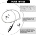 thumbnail image 5 of 4Pcs Brake Bleeding Kit Universal Brake Bleeder Clutch Bleeding Hose Reusable Durable One Way Check Valve Clutch For Motorcycle Car Motorbike Maintenance Hydraulic System Accessories, 5 of 5