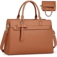 thumbnail image 1 of Bolsas de Mujer NUBILY Bolsa para Laptop 15.6 Cuero Impermeable Negro, 1 of 3