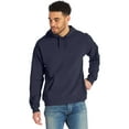 thumbnail image 4 of Hanes Men's Garment Dyed Fleece Hoodie Anchor Slate M, 4 of 8