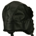 thumbnail image 3 of Big Size Vinyl Trooper Hat - Black 2XL-3XL, 3 of 5