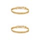 thumbnail image 3 of Sonducket Cuba de 6MM, brazalete de acero de titanio grueso, estilo moderno, joyería para hombres y mujeres, cadena de mano trenzada Type3 NO3, 3 of 6