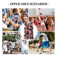 thumbnail image 6 of Sikiie Lilies Flowers Basketball Jersey Reversible Men's Mesh Athletic Sports Shirts Training Practice S-4XLSmall, 6 of 6
