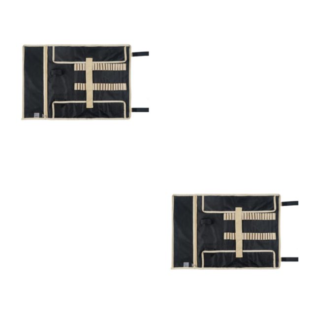 Advancent Bolsa de herramientas para acampar, organizador de bolsas de almacenamiento plegables para viento de uñas, soporte de bolsa, tela Type5 NO5