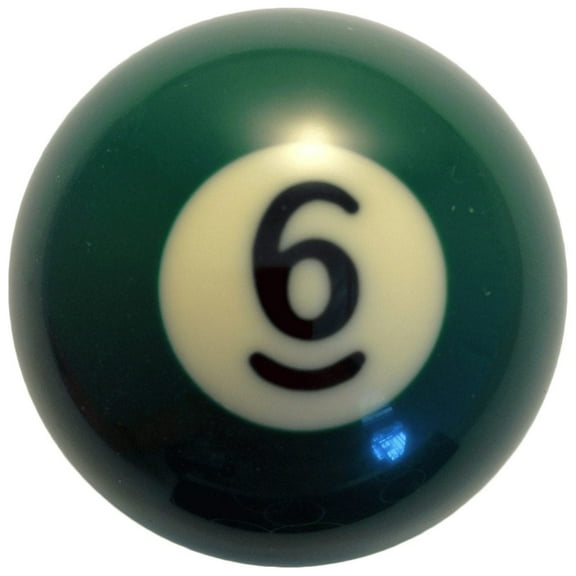 Classic Plus Premium Poly Resin Replacement #6 Billiard Ball