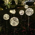 thumbnail image 1 of Luces solares para exteriores Xhegex, decoración de jardín, luces solares para jardín, impermeables, con forma de bola de cristal, luces LED para caminos, estacas para paisajismo, césped, patio,, 1 of 6