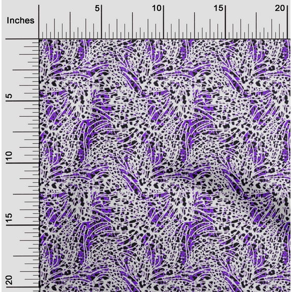 oneOone Cotton Jersey Violet Fabric Animal Skin Dress Material Fabric Print Fabric By The Yard 58 Inch Wide-SFJ