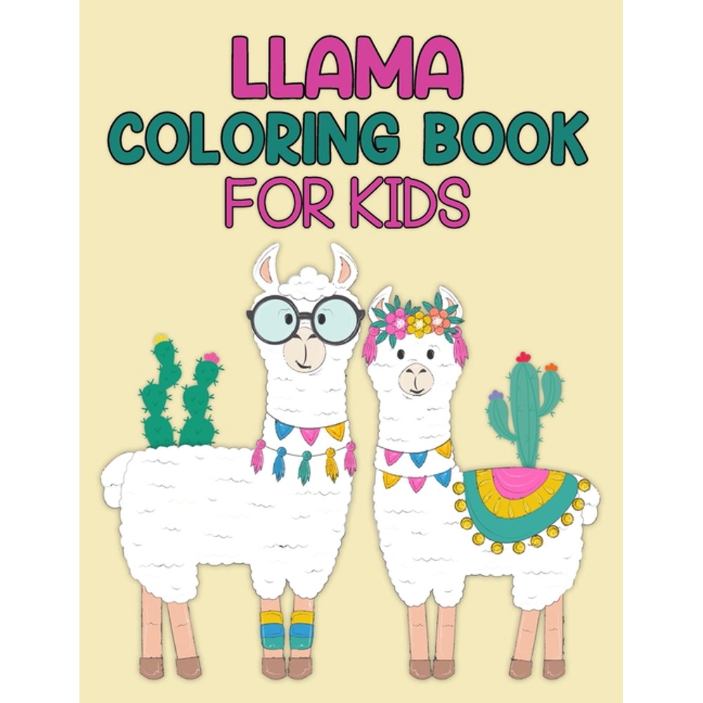 Download LLama Coloring Book For Kids : LLama Coloring Book. LLama Coloring Book For Kids.50 Story Paper ...