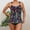 #253-Multicolor, variant on Haivin Women's Tankini Swimsuit Set, Plus Size Floral Print with Spaghetti Straps, Two Piece Bathing Suit for Swimming and Beach Vacation