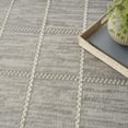 thumbnail image 4 of Nourison Serenity Home Geometric Light Grey 5'3" x 7'3" Area Rug (5x7), 4 of 10