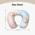 thumbnail image 5 of Travel Pillow Memory Foam, Head Neck Support Airplane Pillow For Traveling, Car, Home, Travel Neck Flight Pillow 12 Inches Bows And Bells, 5 of 8