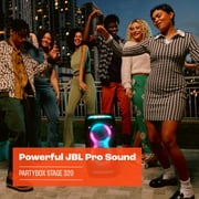 JBL PartyBox Stage 320 - Portable party speaker with wheels - Black