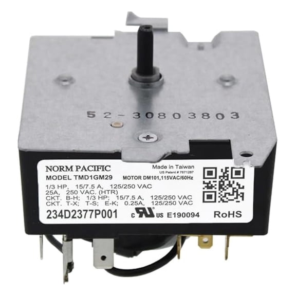 TMD1GM29 - Upgraded Replacement for Pacific Clothes Dryer Timer
