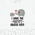 thumbnail image 4 of Inktastic Grandchild Best Abuela Ever Girls Baby Dress, 4 of 5