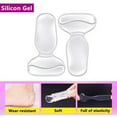 thumbnail image 4 of Dsseng 5 Pairs High Heel Cushion Silicone Shoe Pads, Heel Grips Heel Pads for Womens Prevention Blister and Foot Protectors Anti Slip Back of Loose Heel Shoes for Women's High Heel, 4 of 6