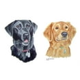 thumbnail image 3 of CafePress - Black Lab & Golden Retriever Large Mug - 15 oz Ceramic Large White Novelty Mug, 3 of 4