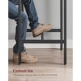 thumbnail image 7 of VASAGLE Bar Table Small Kitchen Table High Top Pub Table for Dining Kiichen Room Study Rustic Brown and Black, 7 of 7