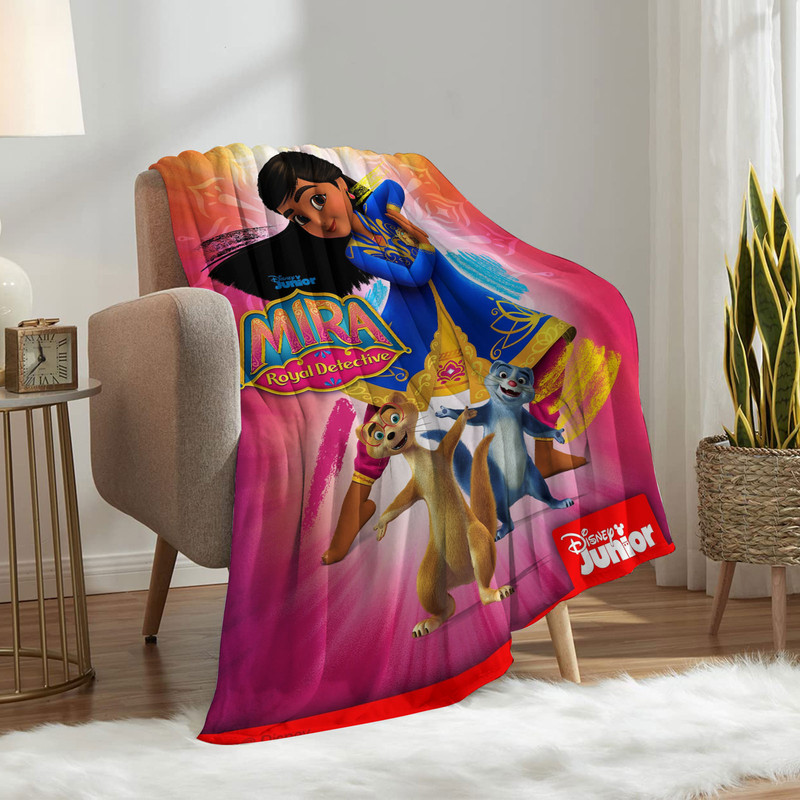 mira royal detective Anti Pilling Flannel Blanket Gifts for Fans Lover Girls Boys Women Present Hoodie Him Bed 40"x50"