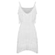 thumbnail image 4 of Elegante vestido sexy con flecos para fiesta en discoteca, minivestido de fiesta de graduación, vestido de color liso con cuello en V para mujer, elegante vestido de noche de verano, 4 of 4