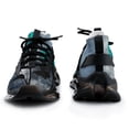 thumbnail image 3 of Romantic Rose Turquoise And Grey Walking Shoes for Men Woman Lightweight Tennis Fashion Elastic Sports Shoes Cushion Basketball Shoes, 3 of 7