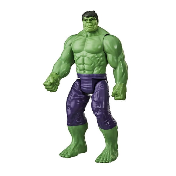 Avengers Marvel Titan Hero Série Blast Engrenage de Luxe Hulk Action Figure, Jouet de 12 Pouces, Inspiré par Marvel Comics, pour les Enfants de 4 Ans et Plus